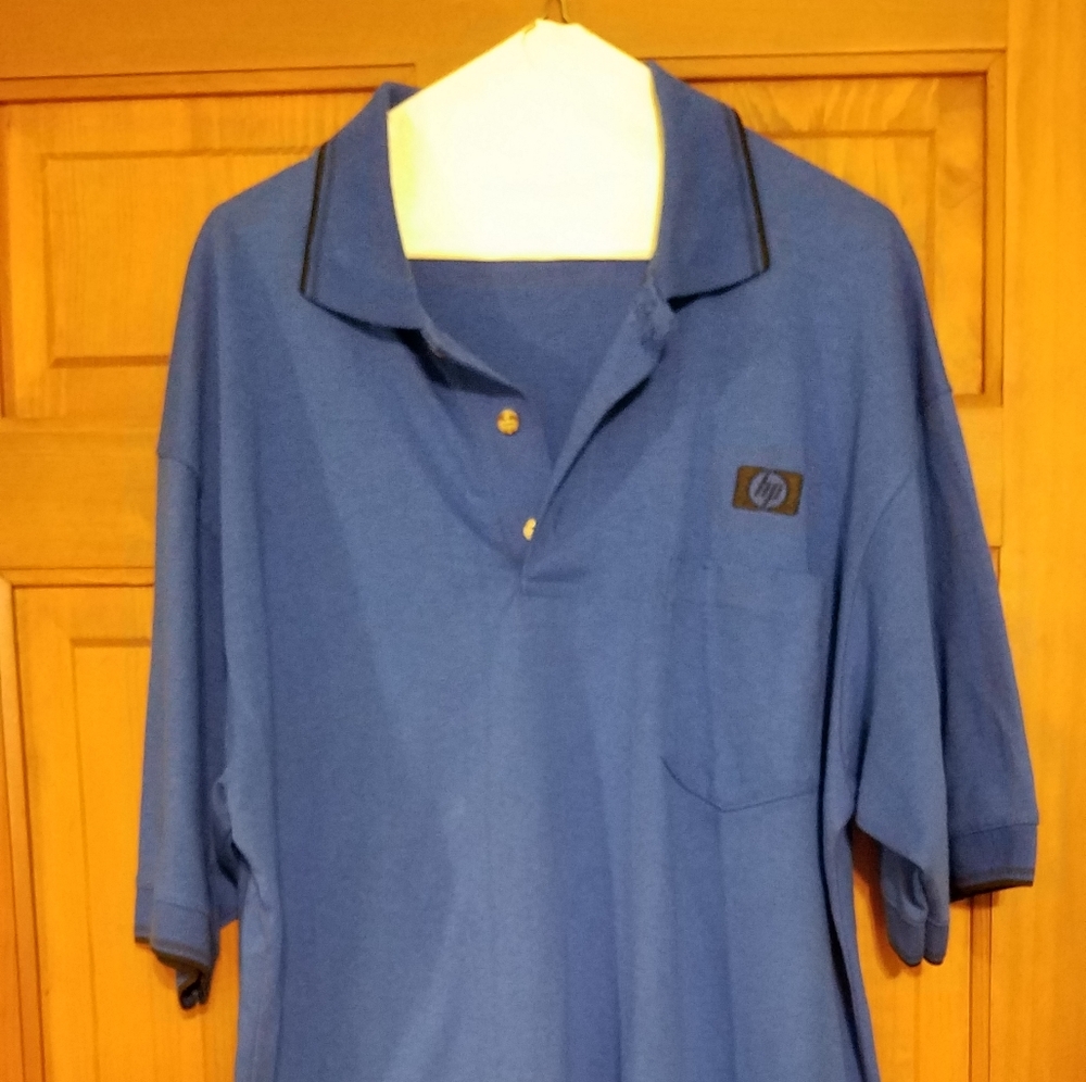 5/$20 or $6 HP Golf Shirt, xl, royal blue